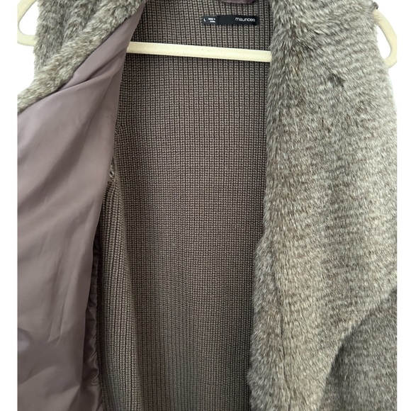 Maurice’s Faux Fur Brown vest: size L - Picture 2 of 3